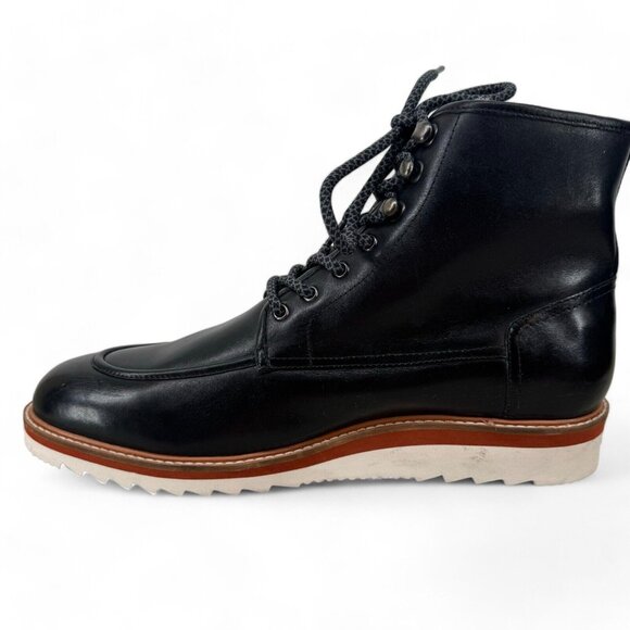 Vintage Foundry Co Men's Jimara Boots Black Leather Faux Fur Lining Size 11 - Picture 5 of 10